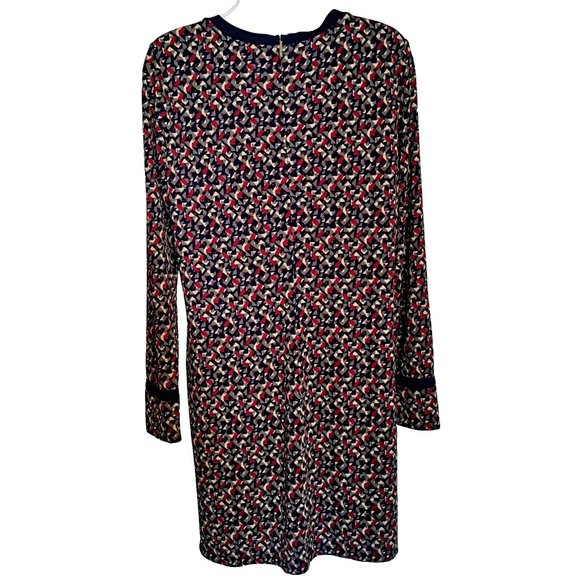 LAUREN RALPH LAUREN COLORFUL dress Sz Large STRETCHY FORMAL CASUAL CHIC STUNNING - Picture 3 of 12